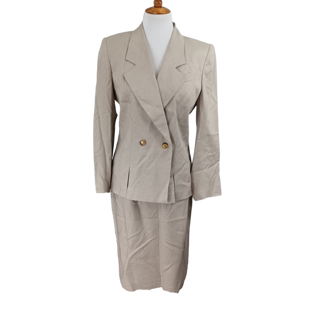 KASPER FOR A.S.L. 2 PIECE SUIT BLAZER/SKIRT SIZE 8